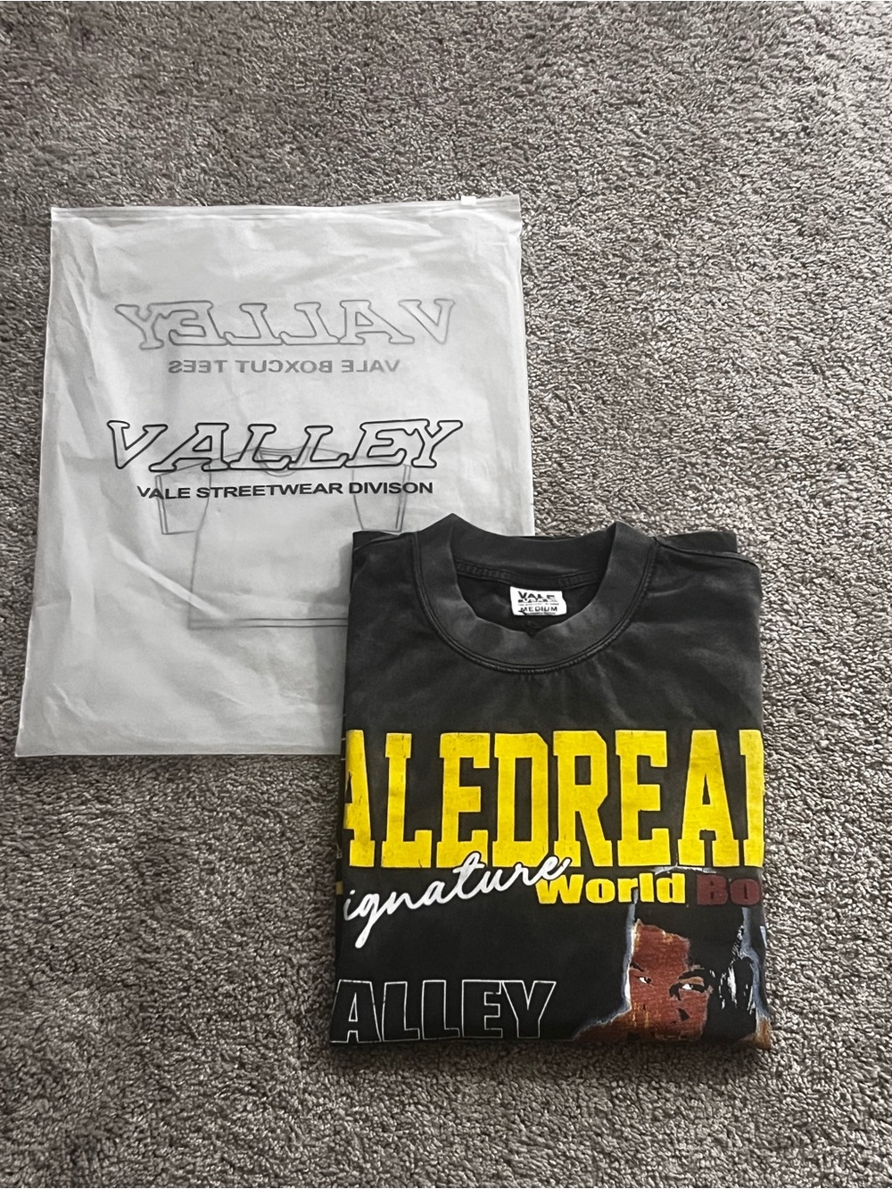 Valley Dreams T-Shirt w/ Mike Tyson vs Everybody Graphic Print